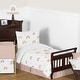 preview thumbnail 1 of 4, Boho Rainbow Girl 5pc Toddler Comforter Set - Blush Pink Dusty Rose Gold Yellow Mauve Taupe Beige Bohemian Stars Sun Celestial