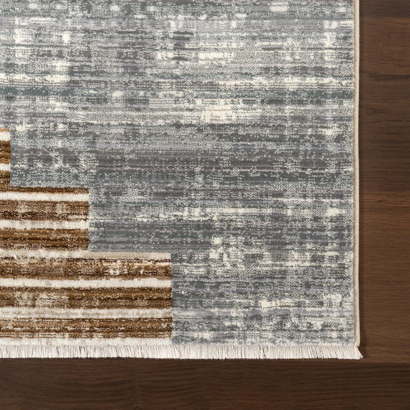 Nuloom Vickie Abstract Fringe Area Rug