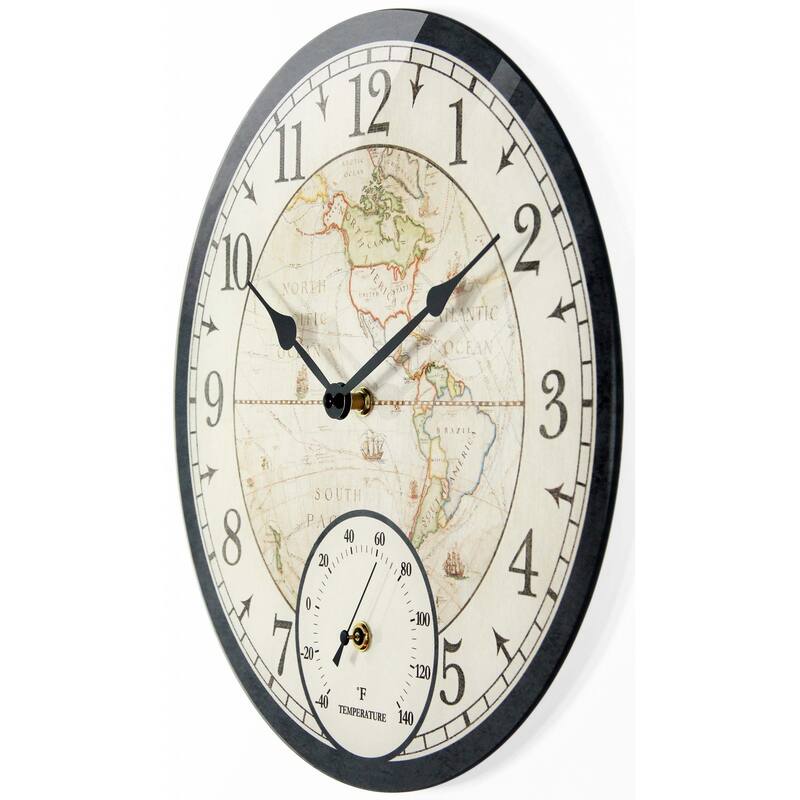 Orbis All Weather Clock - 14 x 2 x 14