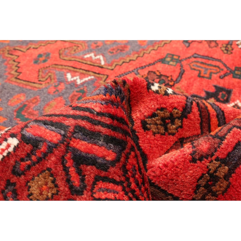 ECARPETGALLERY Hand-knotted Anadol Red Wool Rug - 4'0 x 7'4