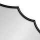 preview thumbnail 38 of 70, Kate and Laurel Leanna Scalloped Oval Wall Mirror