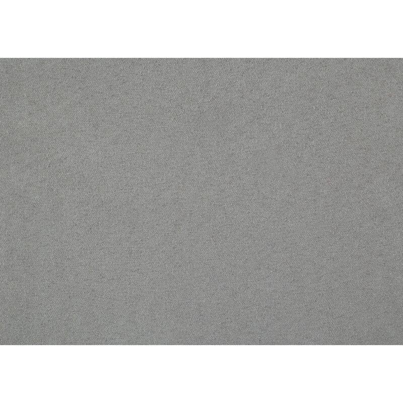 Aston 33 Inch Light Gray Microfiber Ottoman with Interior Storage & Solid Wood Construction