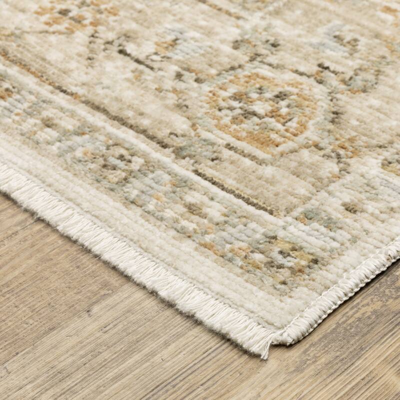 Style Haven Lucia Vintage Center Medallion Area Rug
