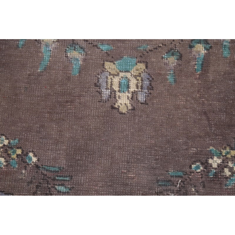 Traditional Tabriz Persian Vintage Area Rug Hand-Knotted Wool Carpet - 9'11"x 12'2"