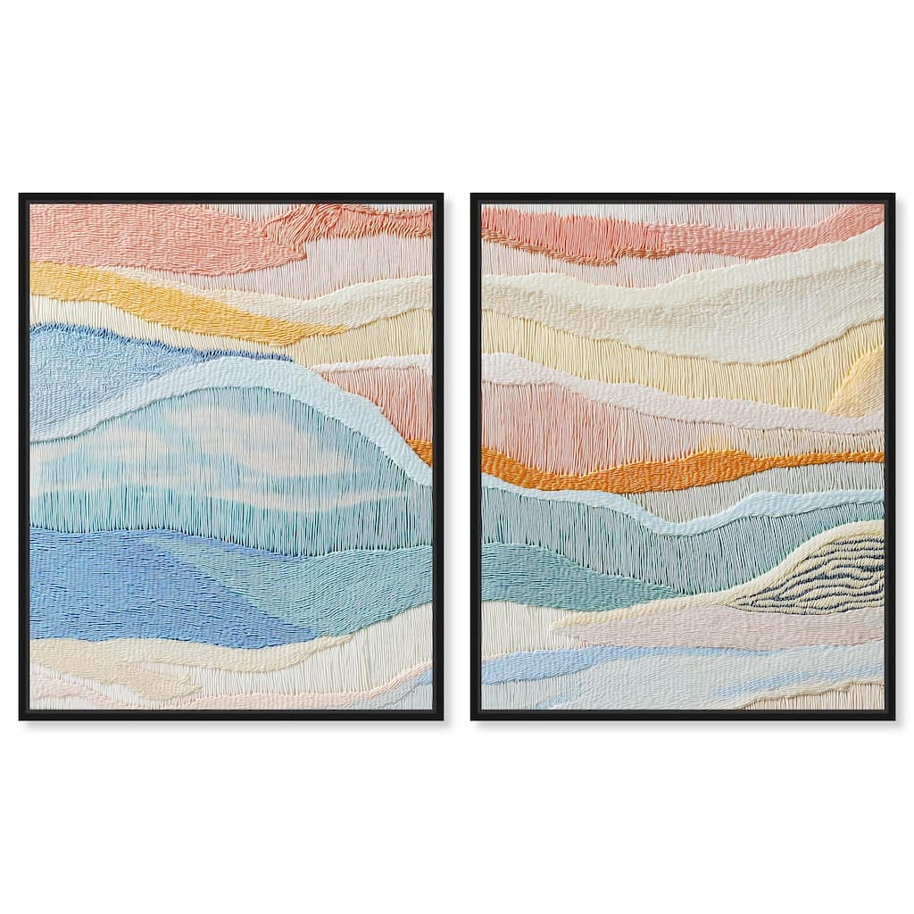 Morning Calm I Canvas Set of 2 by Art Remedy