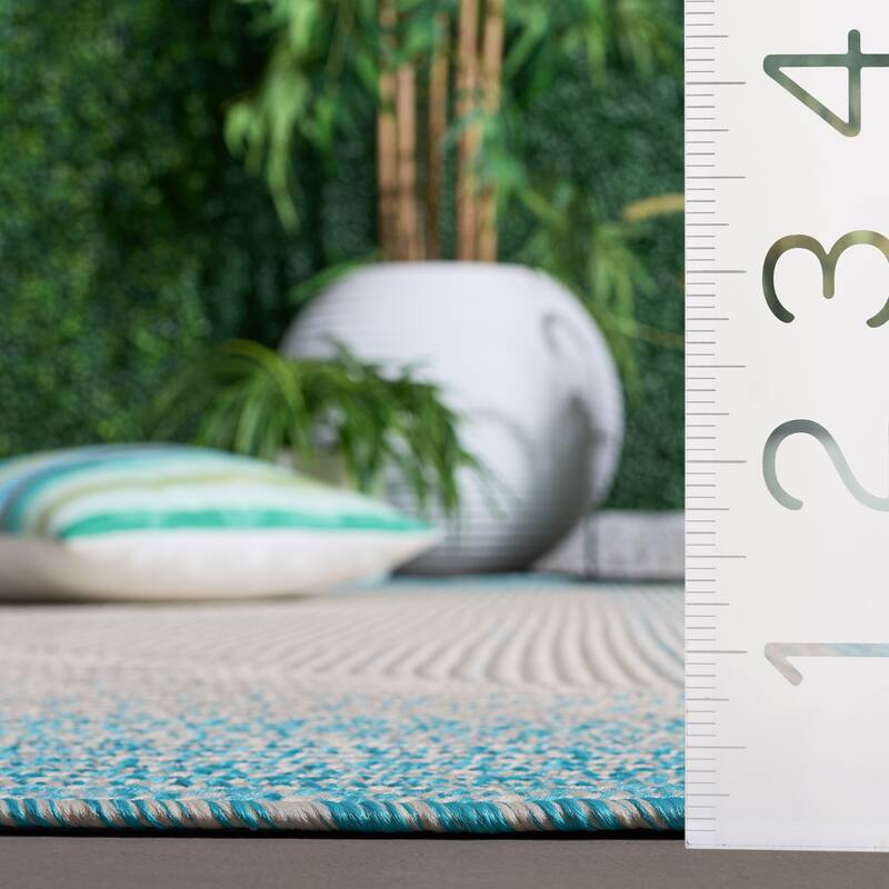 SAFAVIEH Handmade Braided Eiry Washable Indoor/Outdoor Rug - Weather Resistant & Easy Cleaning