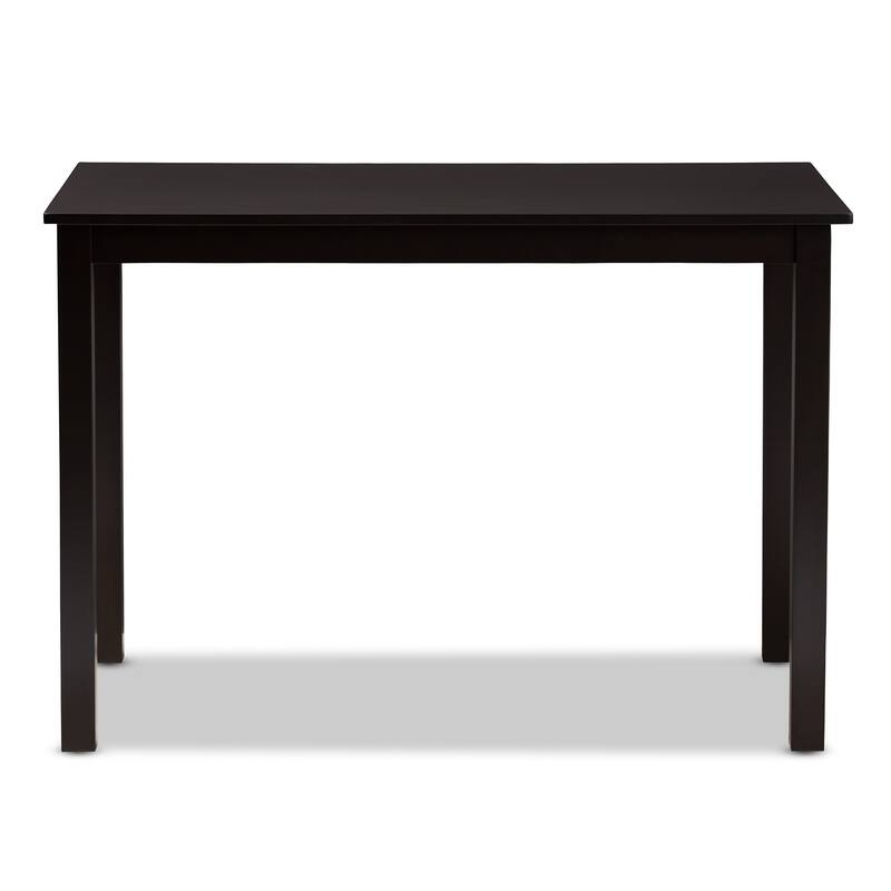 Eveline Modern Brown Finished Wood 43-Inch Dining Table