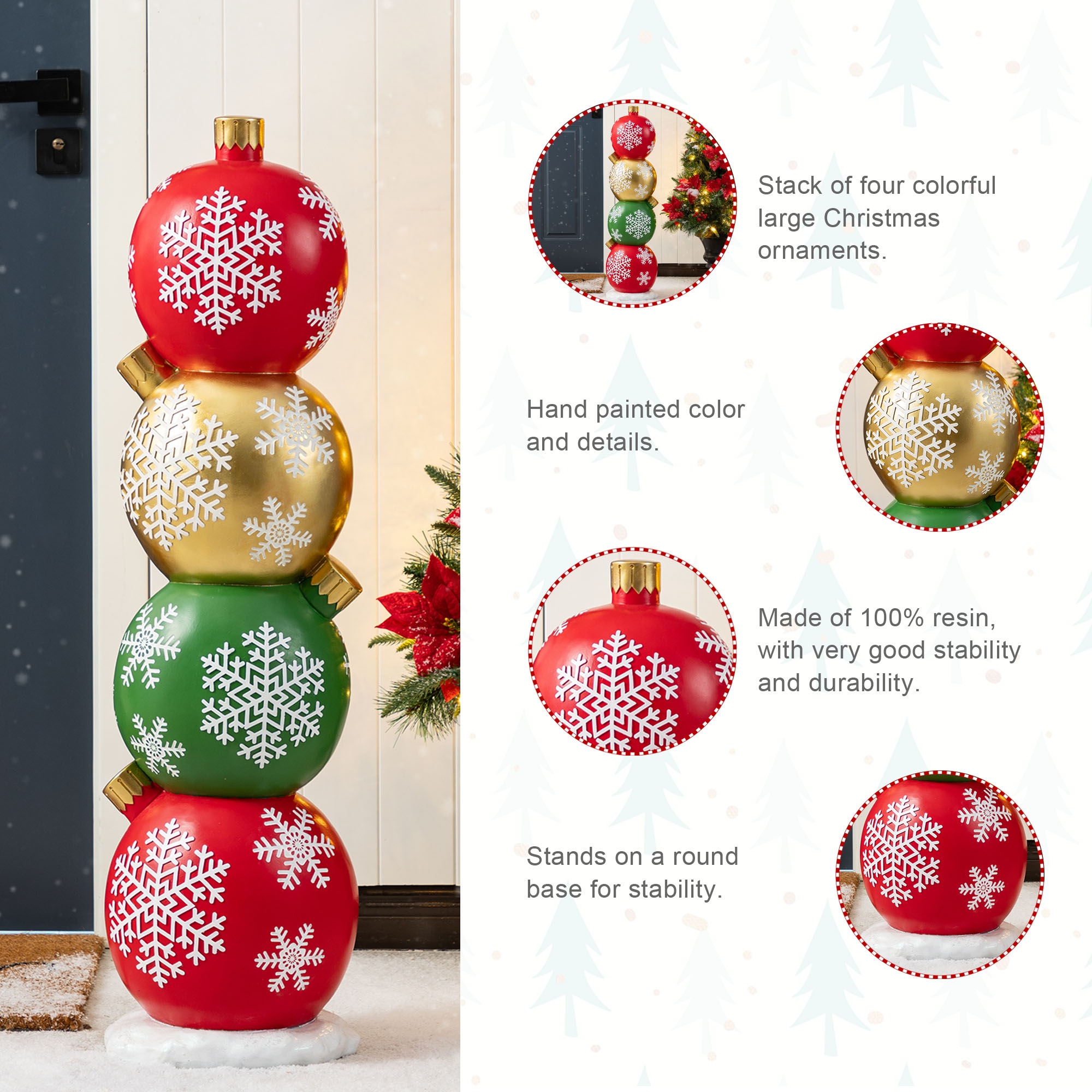 クリスマス Christmas OYCBUZO 14.8ft x 5ft Christmas Net Lights, 240LED 35 Colors