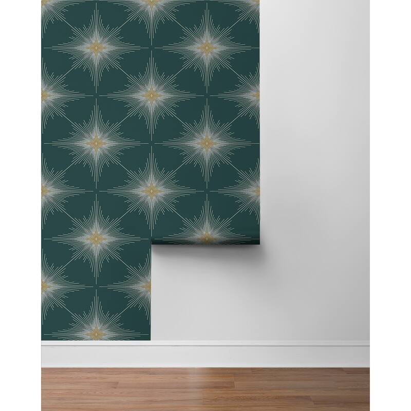Seabrook Designs North Star Non-Woven Unpasted Wallpaper