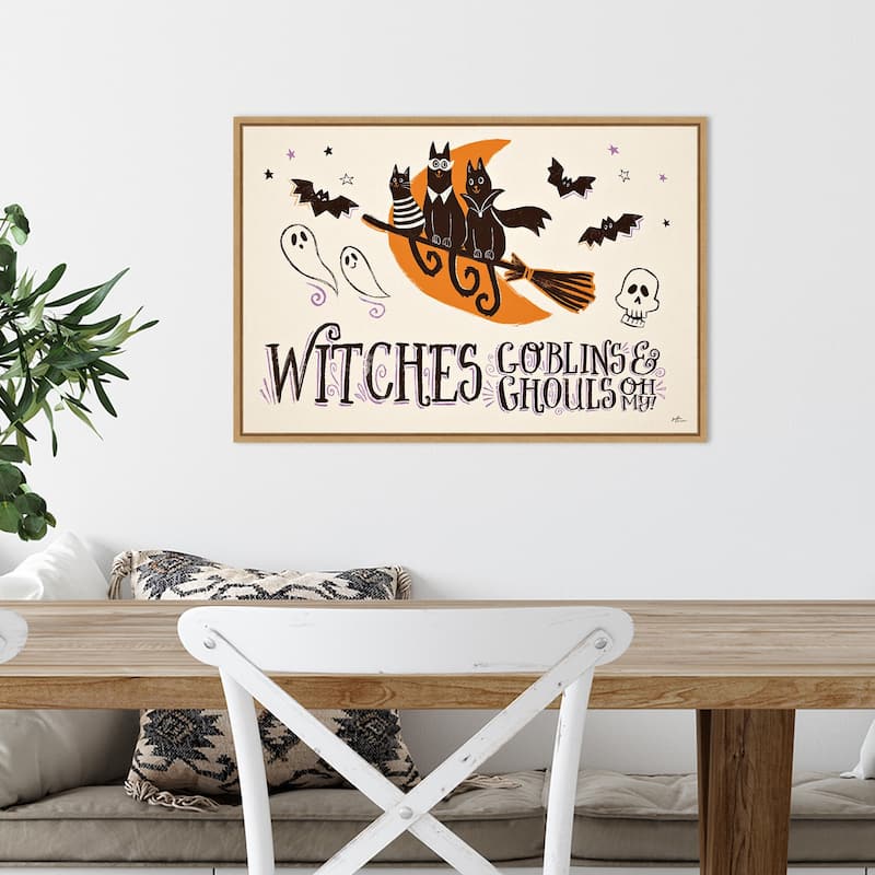 Amanti Art Spooktacular I Framed Canvas Wall Art