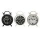 preview thumbnail 7 of 8, Iron Vintage Clock No Theme (Set of 3) - 6 x 3 x 8Round