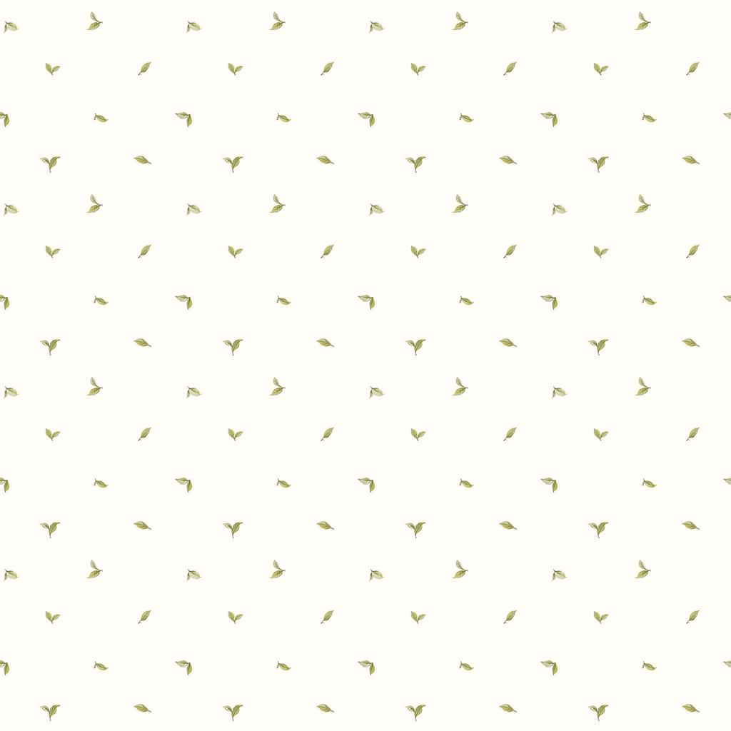 Galerie Wallcoverings Kitchen Recipes Petite Floating Leaf Design Vinyl on Non-woven Matte Wallpaper Roll