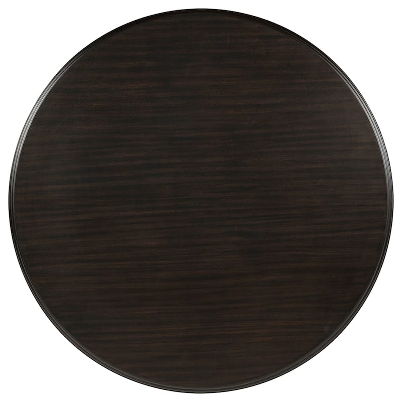 Twyla 60-inch Round Wood Dining Room Table Dark Cocoa