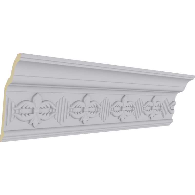 Victorian Crown Moulding - 5 1/8"H x 3 1/8"P x 5 7/8"F x 94 1/2"L