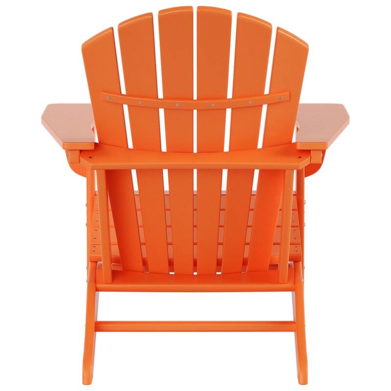 Altura Classic Outdoor Eco-Friendly All Weather Adirondack Chairs with Side Table (3-Piece Set)