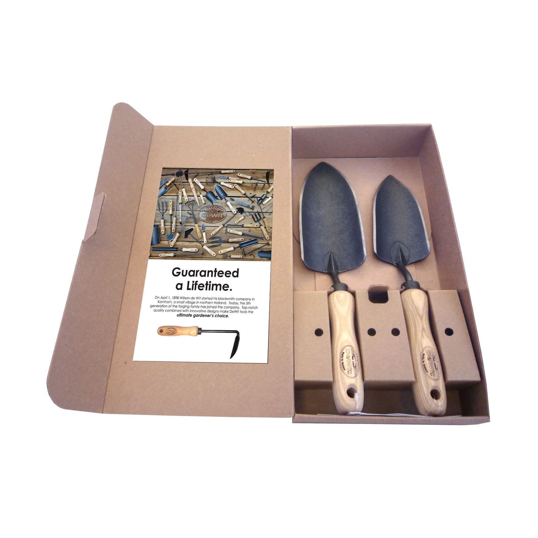 DeWit Garden Tool Gift Set - 2 Piece Trowels