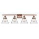 preview thumbnail 22 of 61, Innovations Lighting Ballston Urban Cone - 4 Light 38" Bath Vanity Light