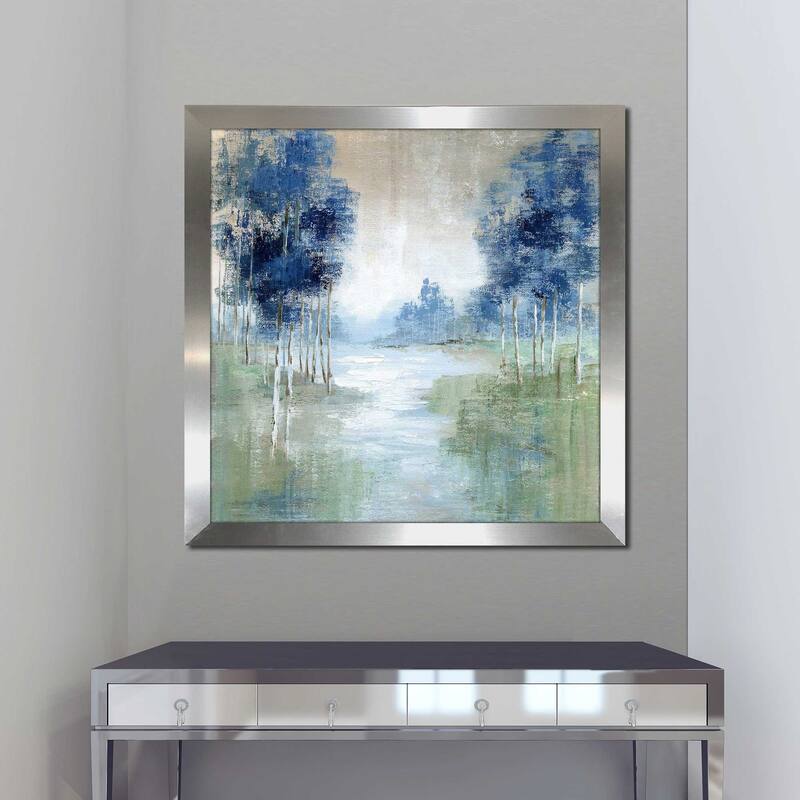 "Birch River (Square)" by Nan Print on Acrylic