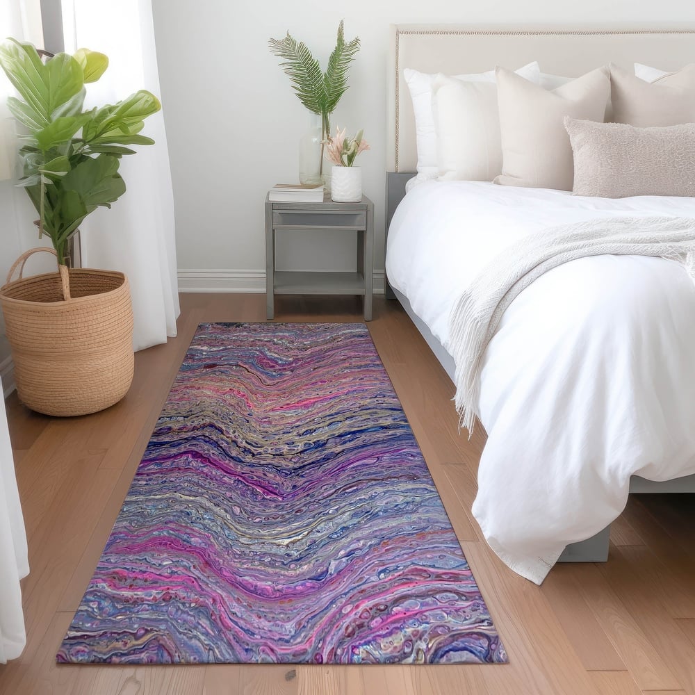 Premium Washable Super Soft Abstract Contemporary Mayfield Rug
