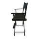 preview thumbnail 9 of 7, Set of 2-Black, Casual Home Director's Chair, Foldable Style - 15.75”L x 20.87”W x 46.06”H