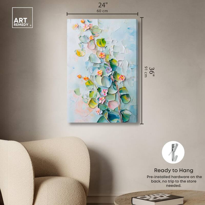 Textured Tendrils I Canvas by Art Remedy, Gallery Wrapped