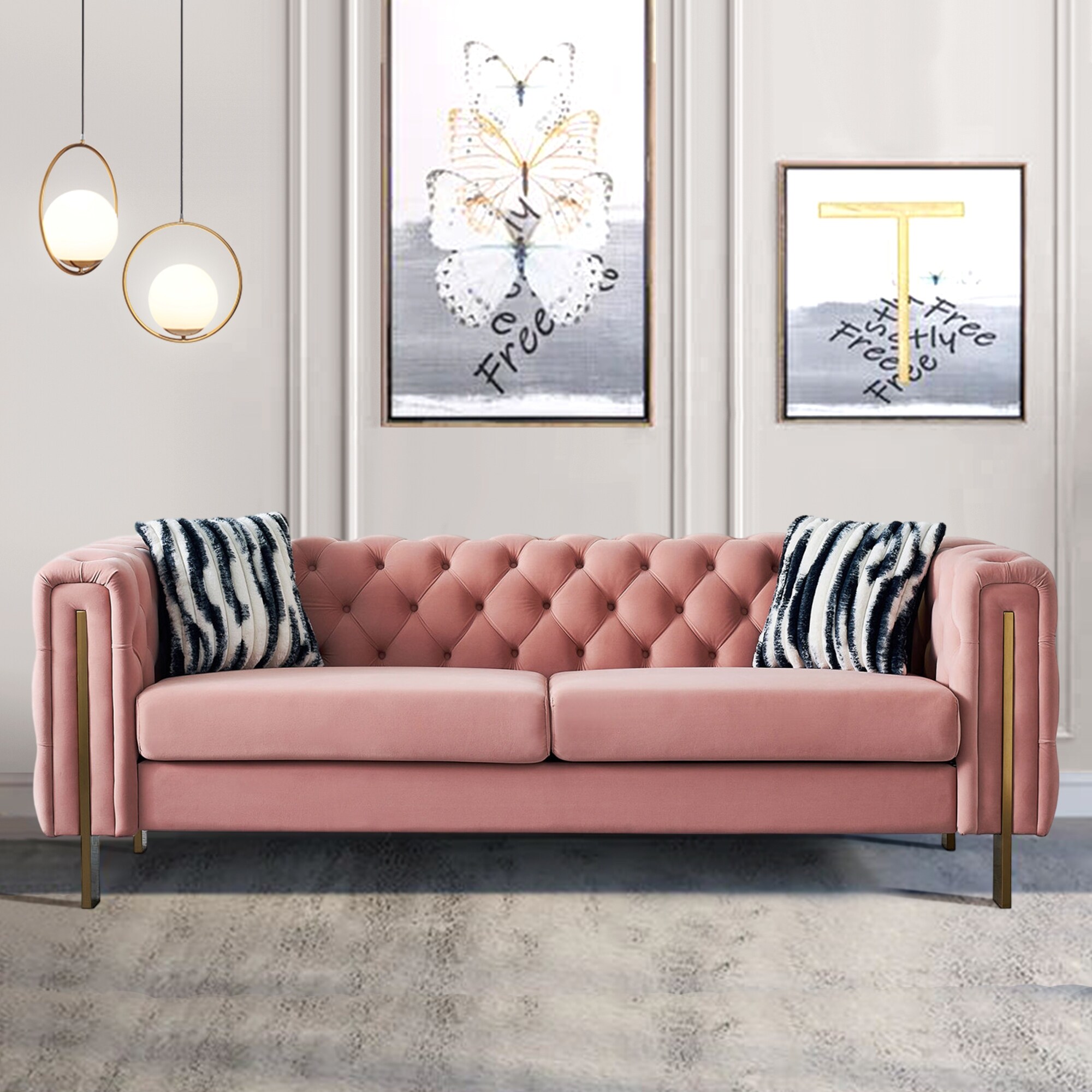 84.25''-Wide-3seaters-Velvet-