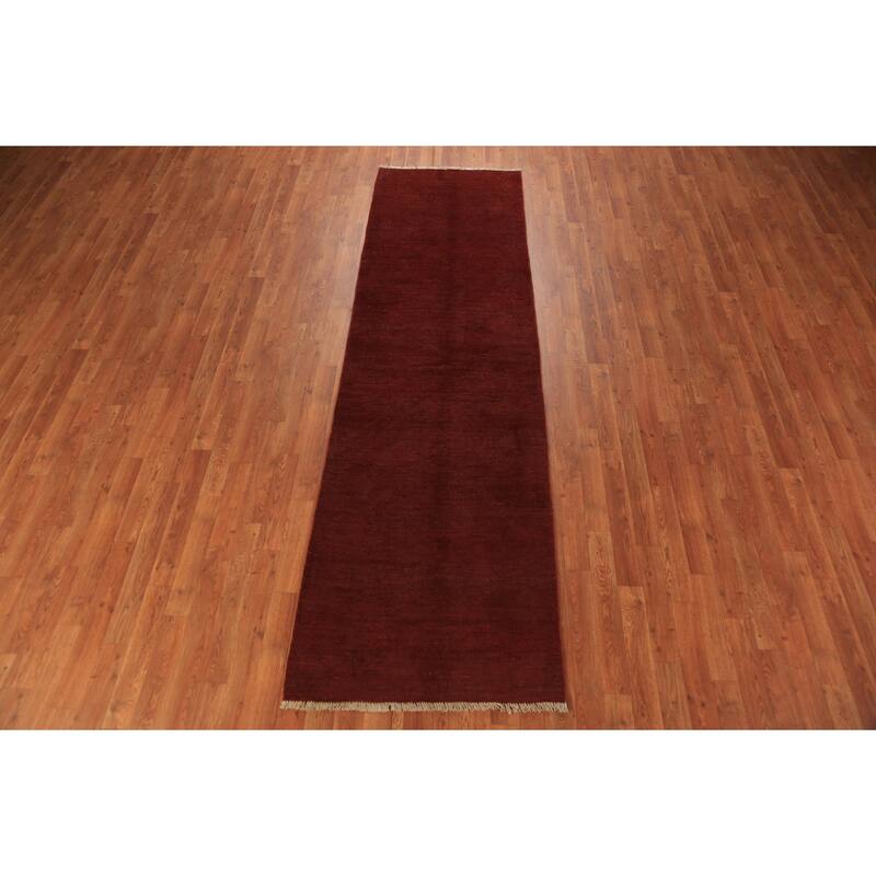 Gabbeh Oriental Runner Rug Handmade Wool Carpet - 2'4" x 9'4"