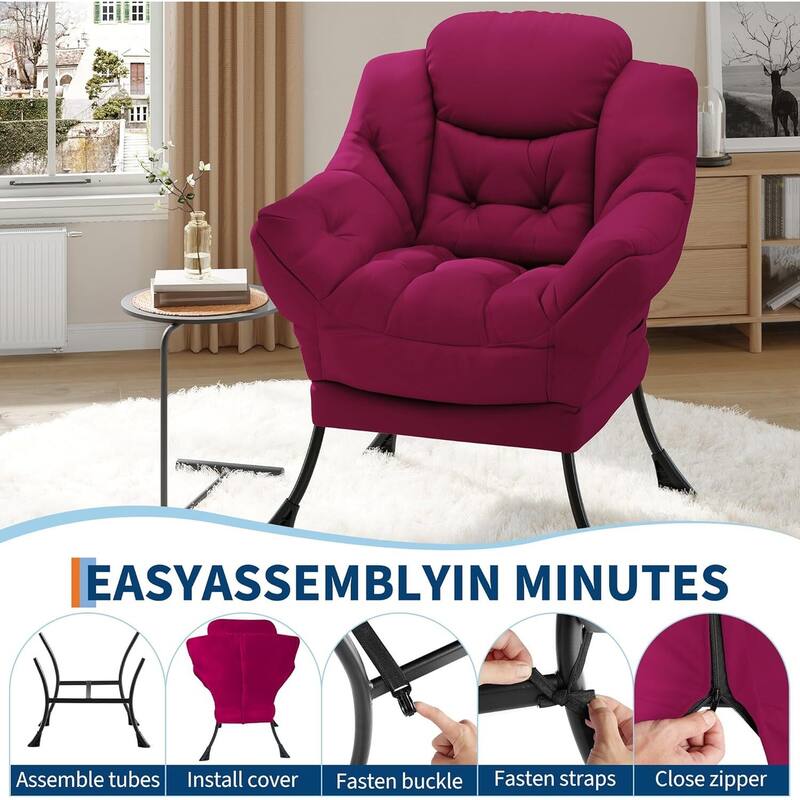 Lazy Chair, with Side Pocket and Arm