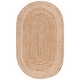 preview thumbnail 29 of 66, SAFAVIEH Handmade Natural Fiber Charlyne Bordered Round Jute Rug