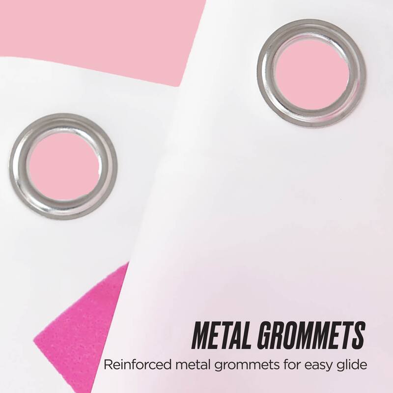 Juicy Couture 1-Piece PEVA Shower Curtain