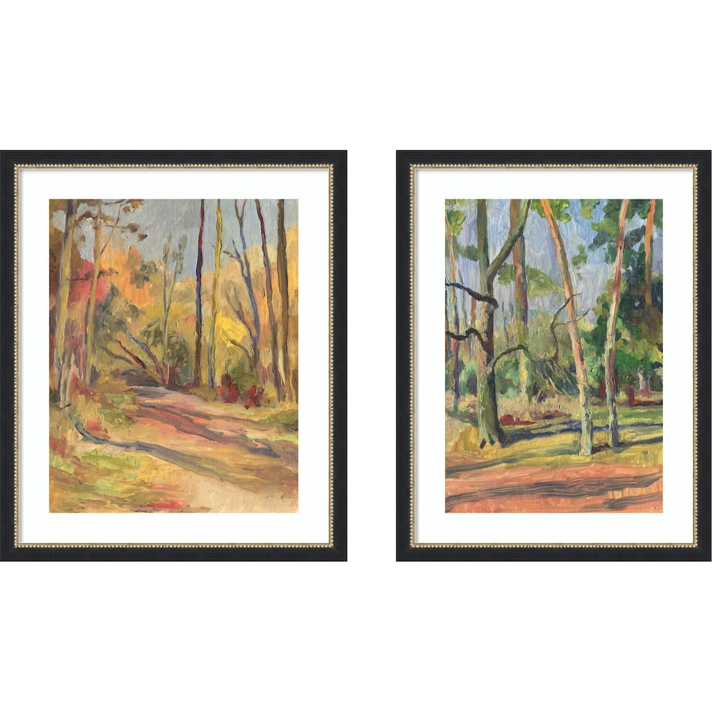 Autumn Walk & Pleinair Landscape 2 Piece by Catalina Somolinos Framed Wall Art Prints