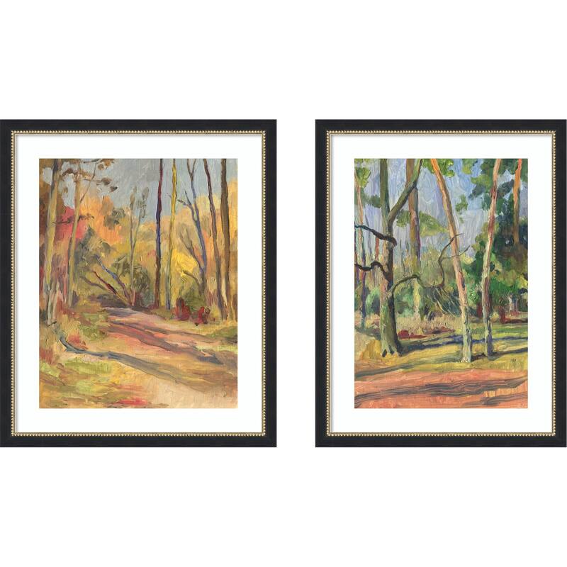 Autumn Walk & Pleinair Landscape 2 Piece by Catalina Somolinos Framed Wall Art Prints