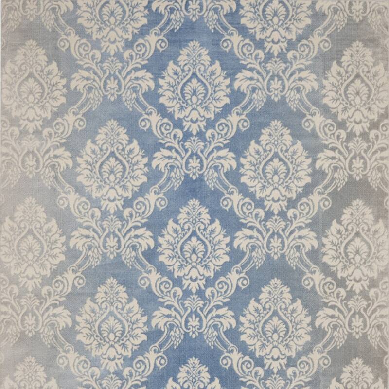 Jafe Power Loomed Distressed Non Skid Area Rug By HomeRoots - 118' X '94' X '0.25