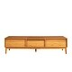 preview thumbnail 5 of 5, TV Stands for 80 Inch TV Rattan TV Stand with Storage
