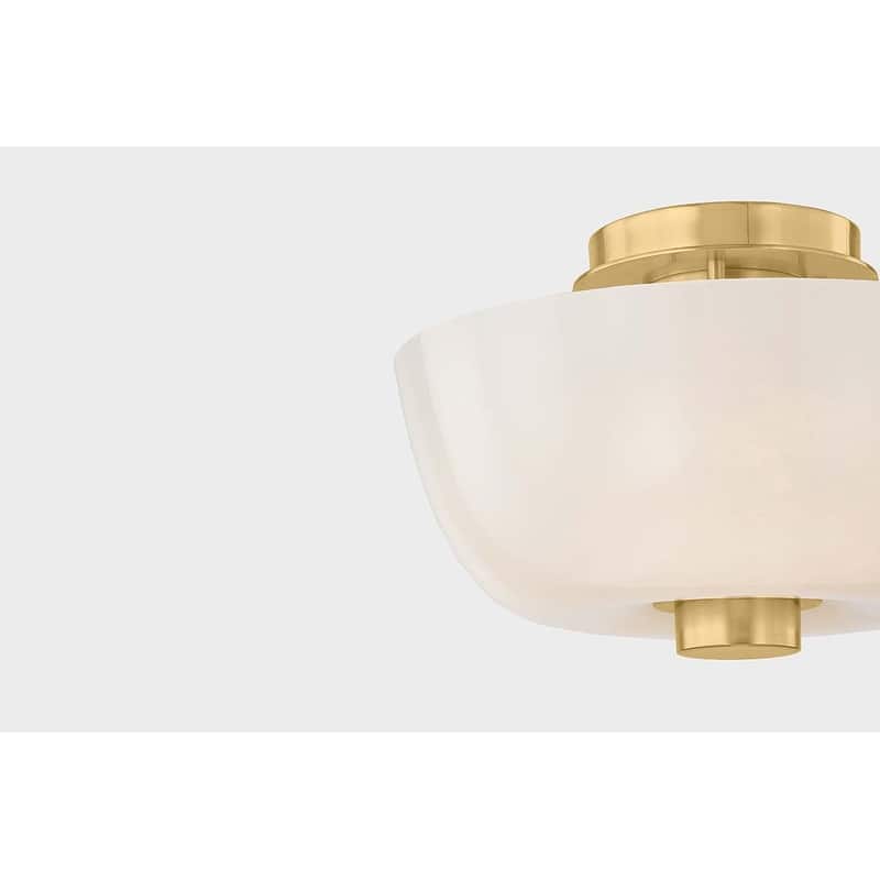 Hudson Valley Lighting 5215 Dove 15" Wide Semi-flush Bowl Ceiling