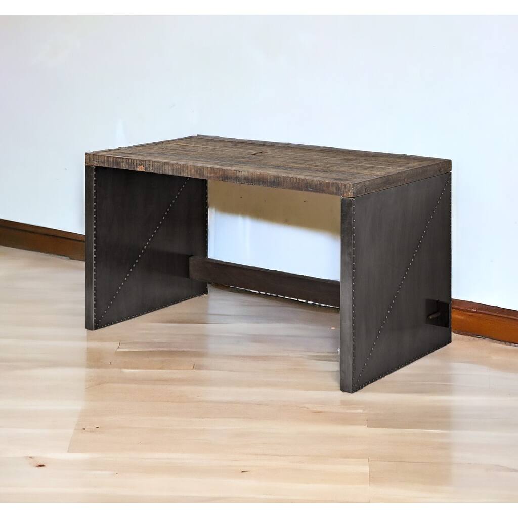 28" Dark Brown Writing Desk