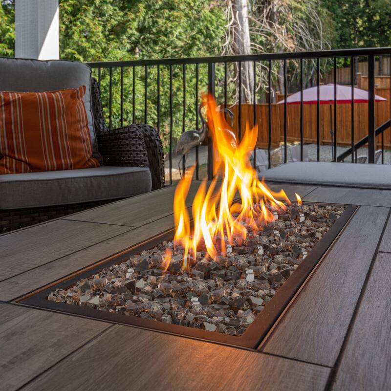 Pure Garden 10lbs Fire Pit Glass - Glass Rocks