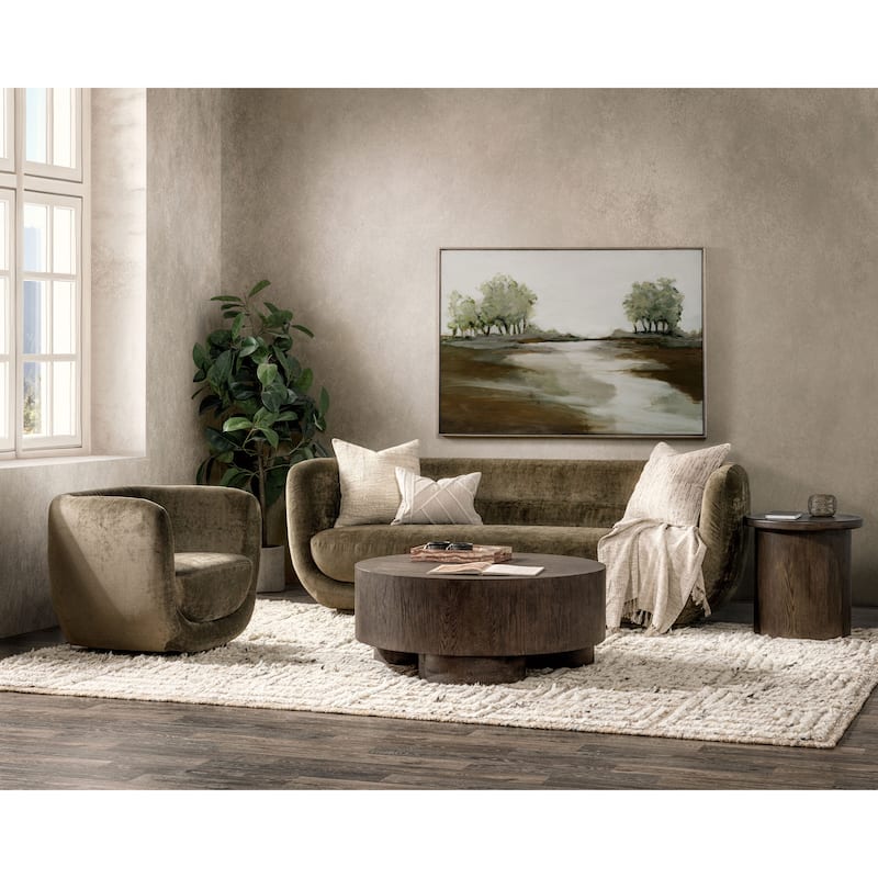 Classic Home Nico 93" Modern Curved Sofa