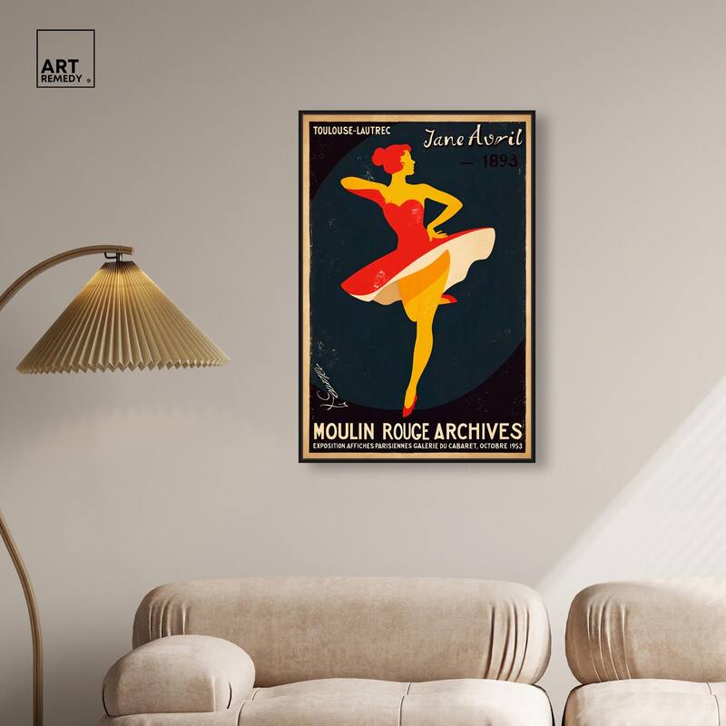 Moulin Rouge Canvas by Art Remedy