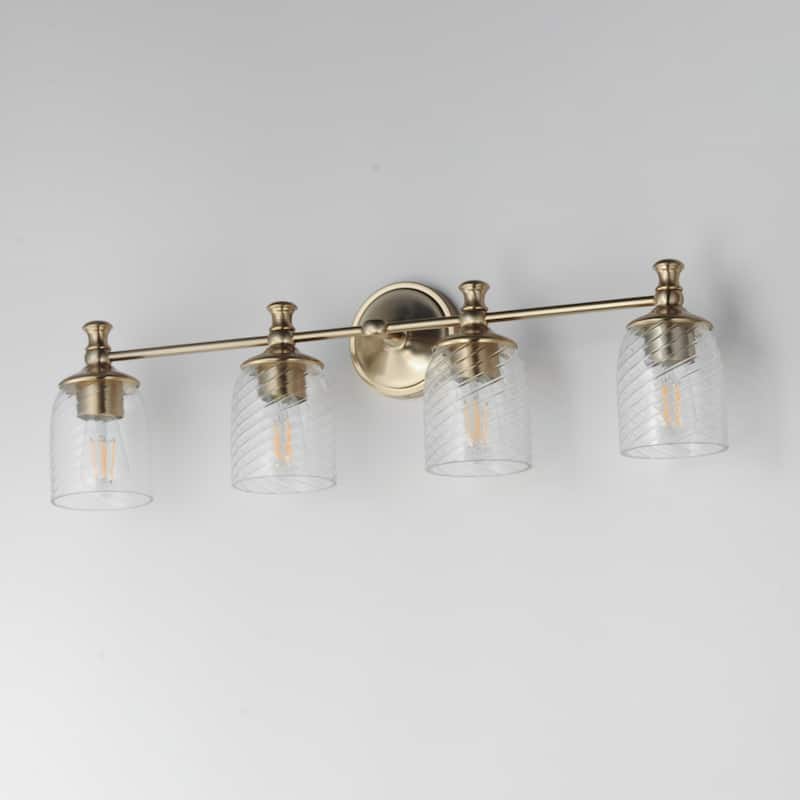 Maxim 21354 Swirl 4 Light 33" Wide Vanity Light