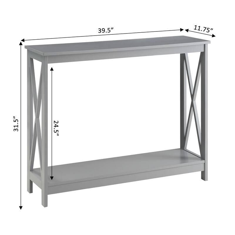 Convenience Concepts Oxford Console Table with Shelf