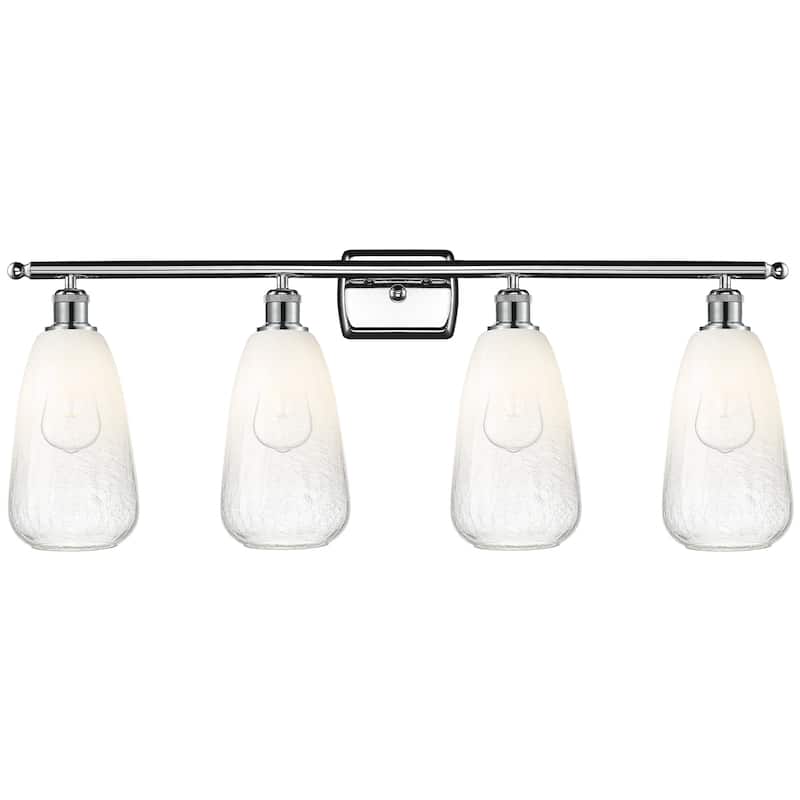 Innovations Lighting 516-4W-14-36 Brookhaven Almond Vanity Brookhaven - Polished Chrome / Opal