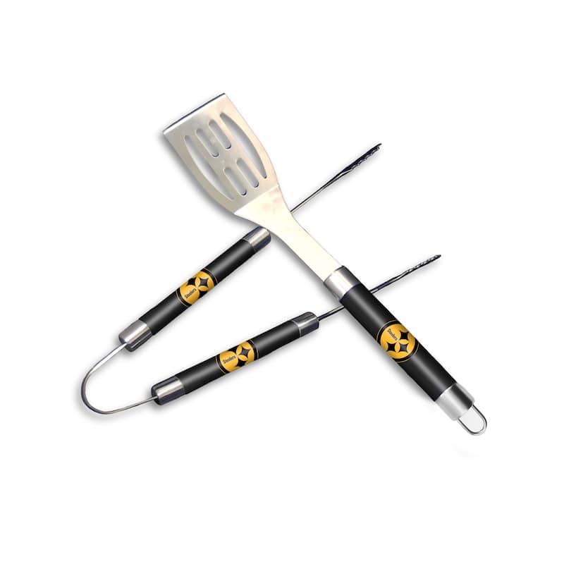 NFL Pittsburgh Steelers 3-piece BBQ Grill Utensil Set - N/A