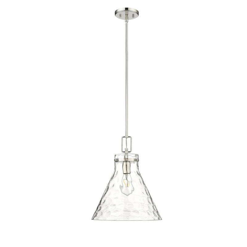 Millennium Lighting Barlon 1 Light Pendant Fixture - 12.8 Inch - Polished Nickel