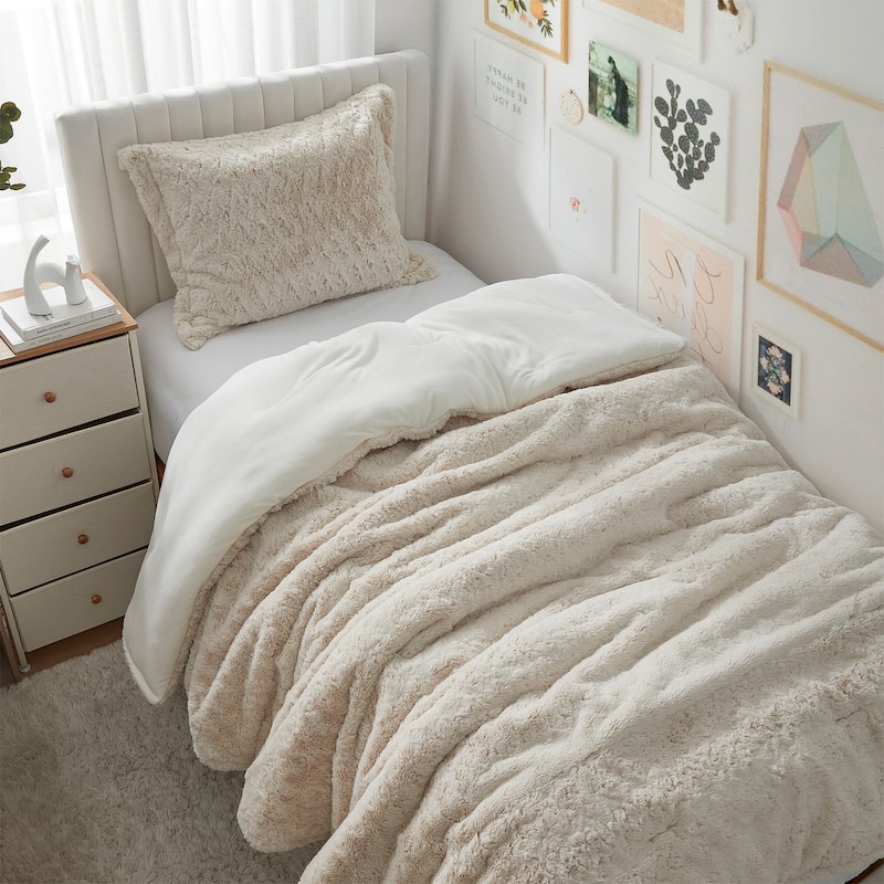 Rare White Bison - Coma Inducer® Oversized Comforter Set - Tundra White