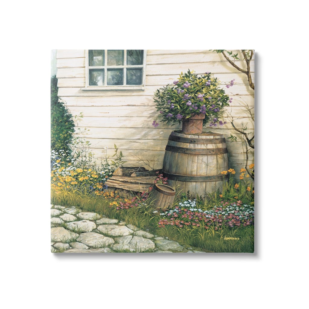 Stupell Cottage Garden Path Canvas Wall Art Design by Michael Humphries
