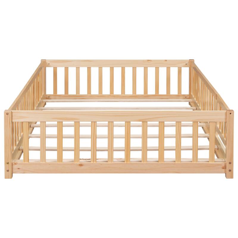 Full Floor Platform Bed