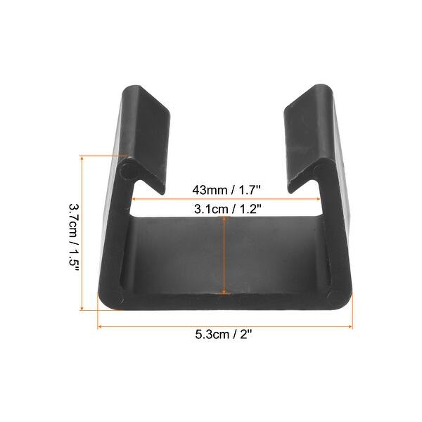 16pcs Patio Furniture Clips, 43mm Dia Wicker Connection Chair Fasteners