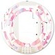 preview thumbnail 2 of 4, Designart 'Diamond Retro VI' Printed Modern Round or Oval Wall Mirror - Space 24 in. wide x 24 in. high