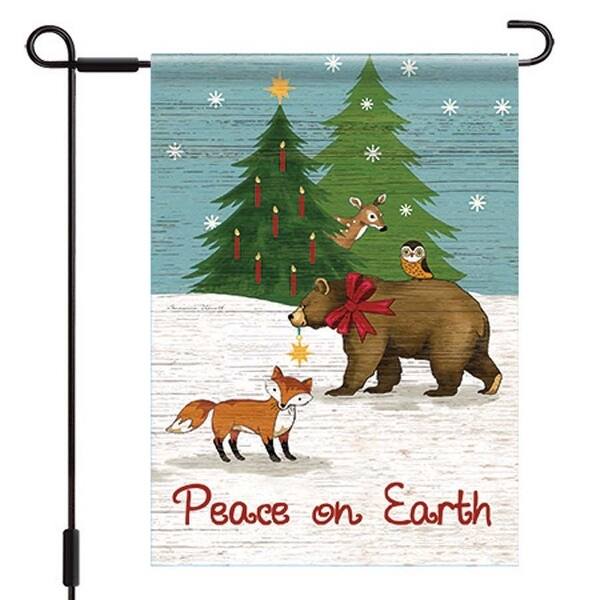 Shop Woodland Winter Outdoor Flag Large 28 X 40 By Lang